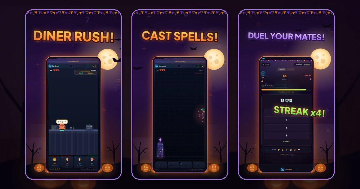 Math Diner, Element Spellcaster and a live duel in Halloween colours