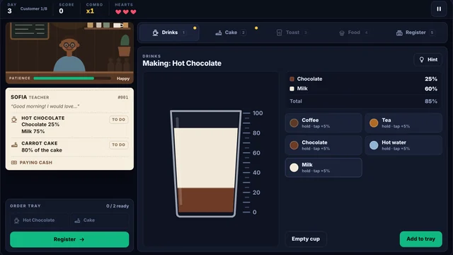 Café Crumb gameplay